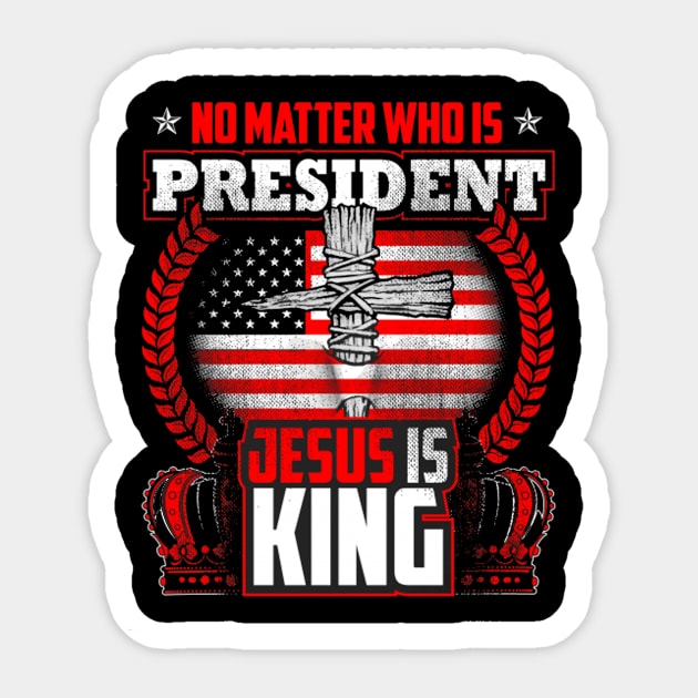 jesus is king Sticker by autopic